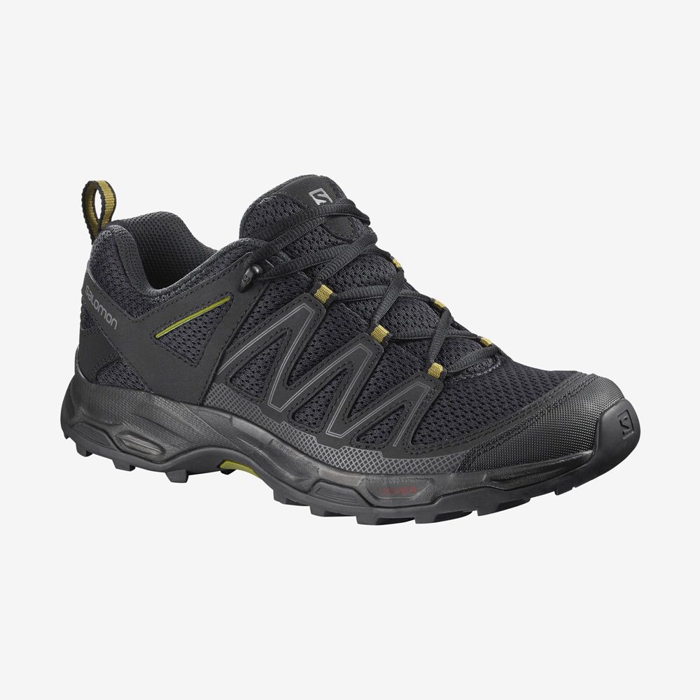 Salomon PATHFINDER Zapatillas Trekking Hombre - Negras - Colombia (46790-VERT)